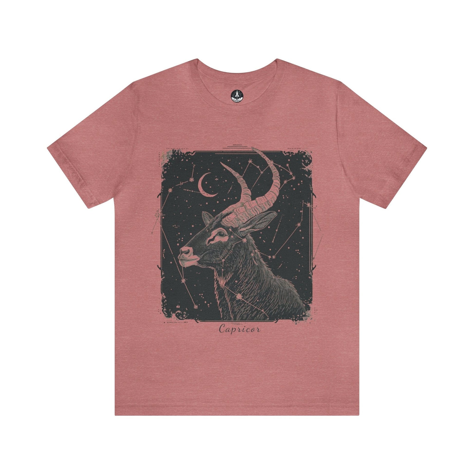 T-Shirt Heather Mauve / S Earth Capricorn T-Shirt