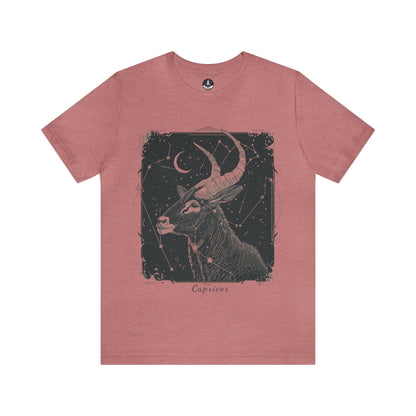 T-Shirt Heather Mauve / S Earth Capricorn T-Shirt