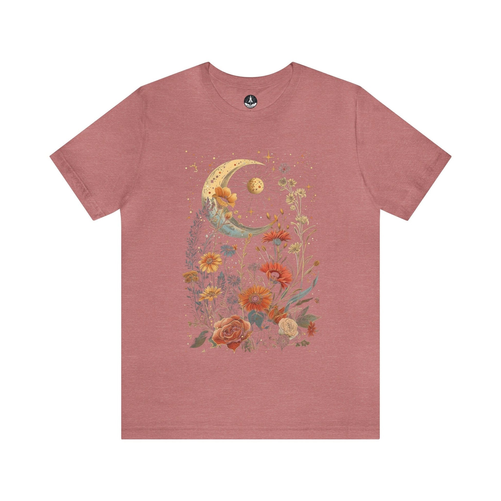 T-Shirt Heather Mauve / S Eclipse Garden T-Shirt