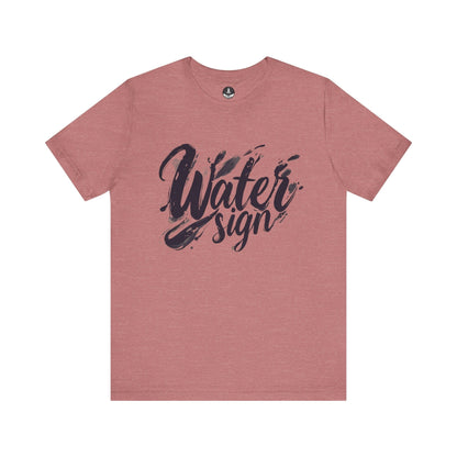T-Shirt Heather Mauve / S Fluid Essence Cancer TShirt: Depths of Emotion