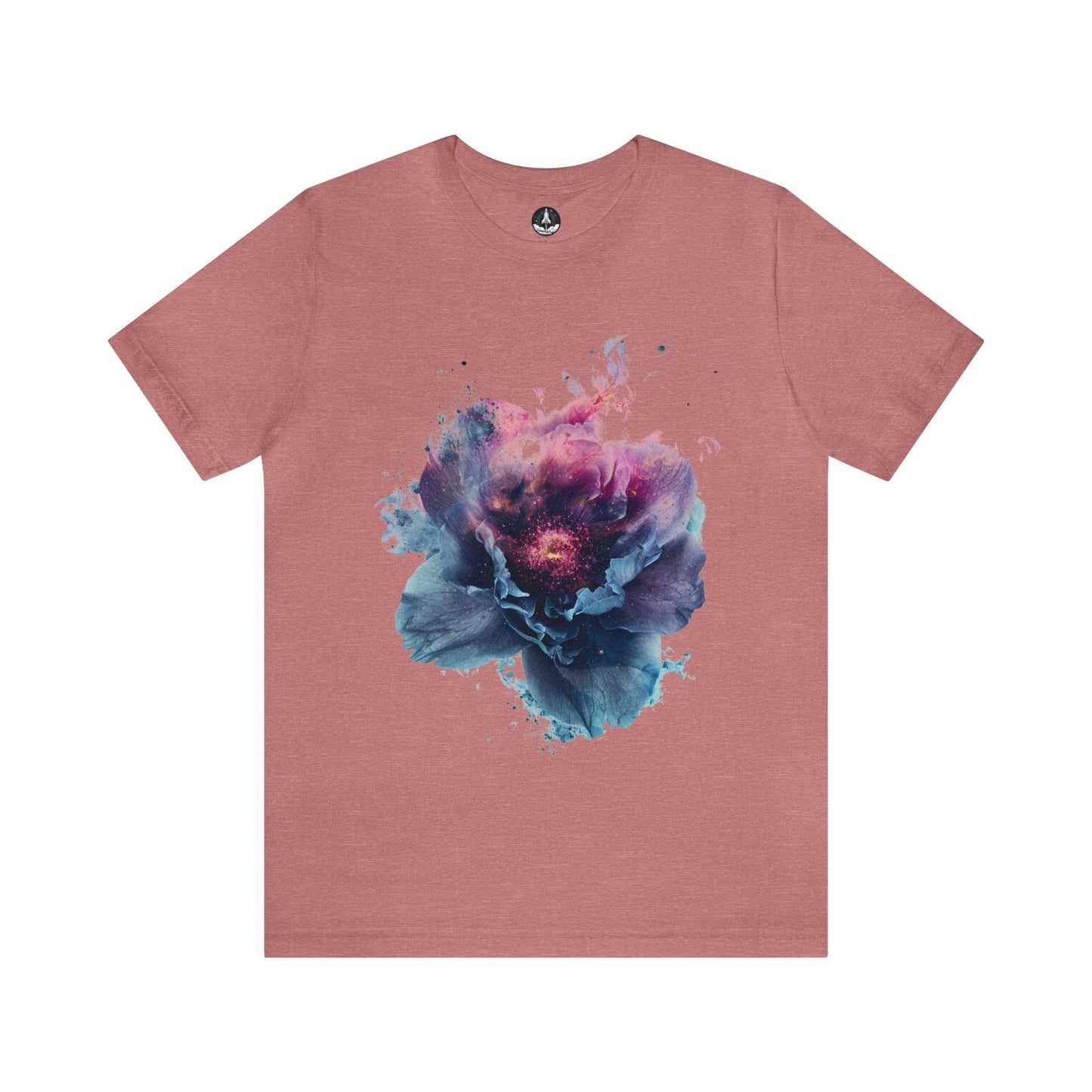 T-Shirt Heather Mauve / S Galactic Bloom T-Shirt