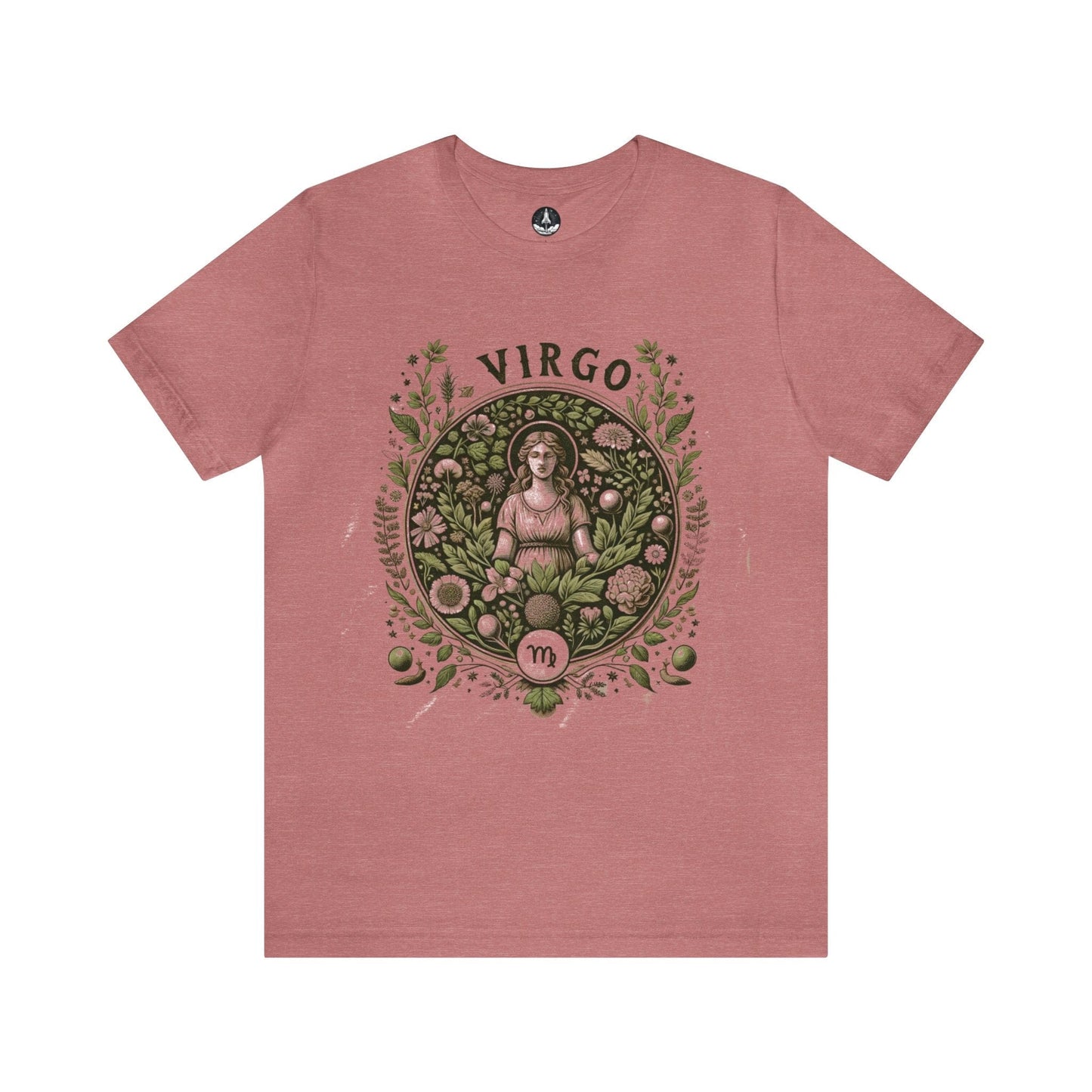 T-Shirt Heather Mauve / S Herbalist's Dream: The Botanical Virgo T-Shirt