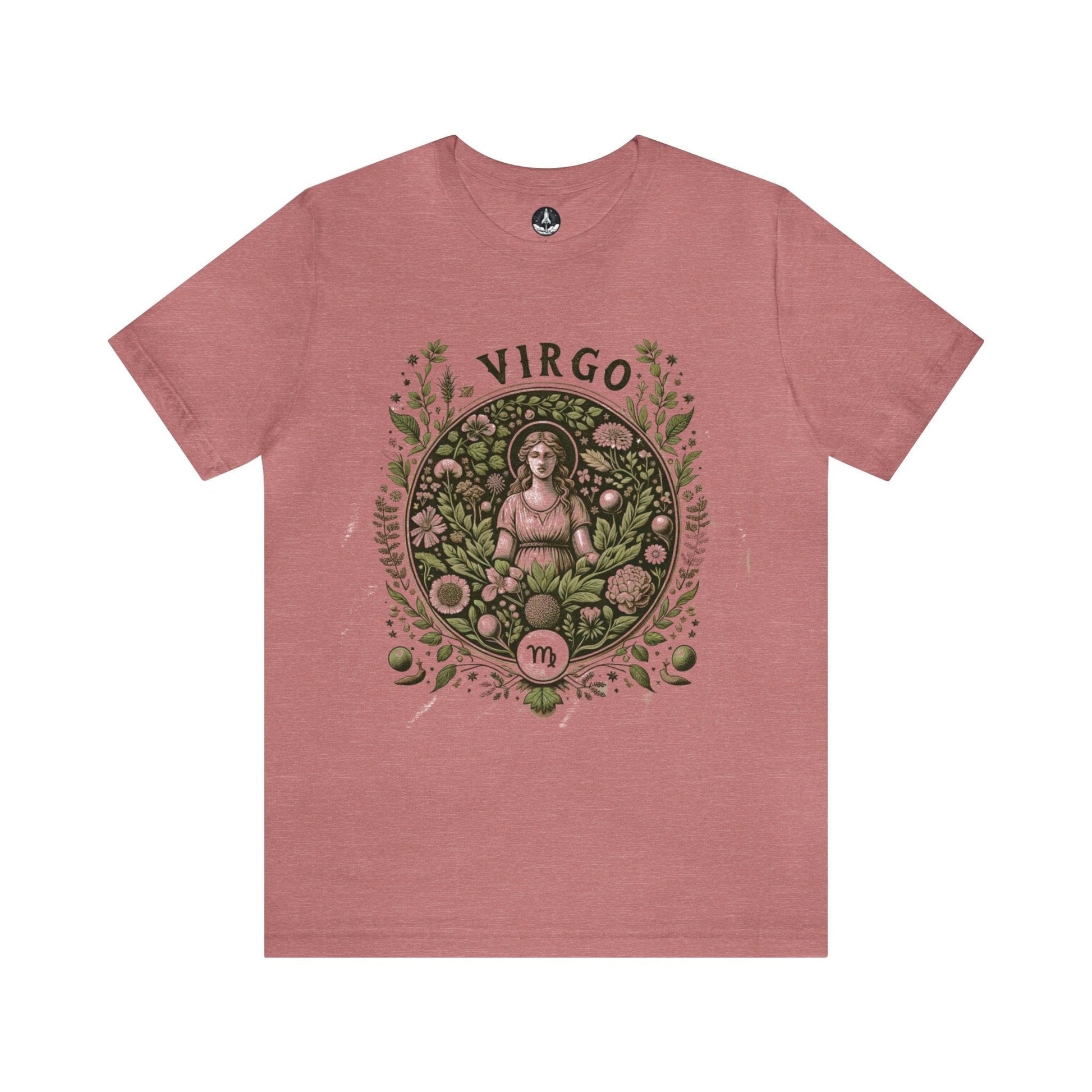 T-Shirt Heather Mauve / S Herbalist's Dream: The Botanical Virgo T-Shirt