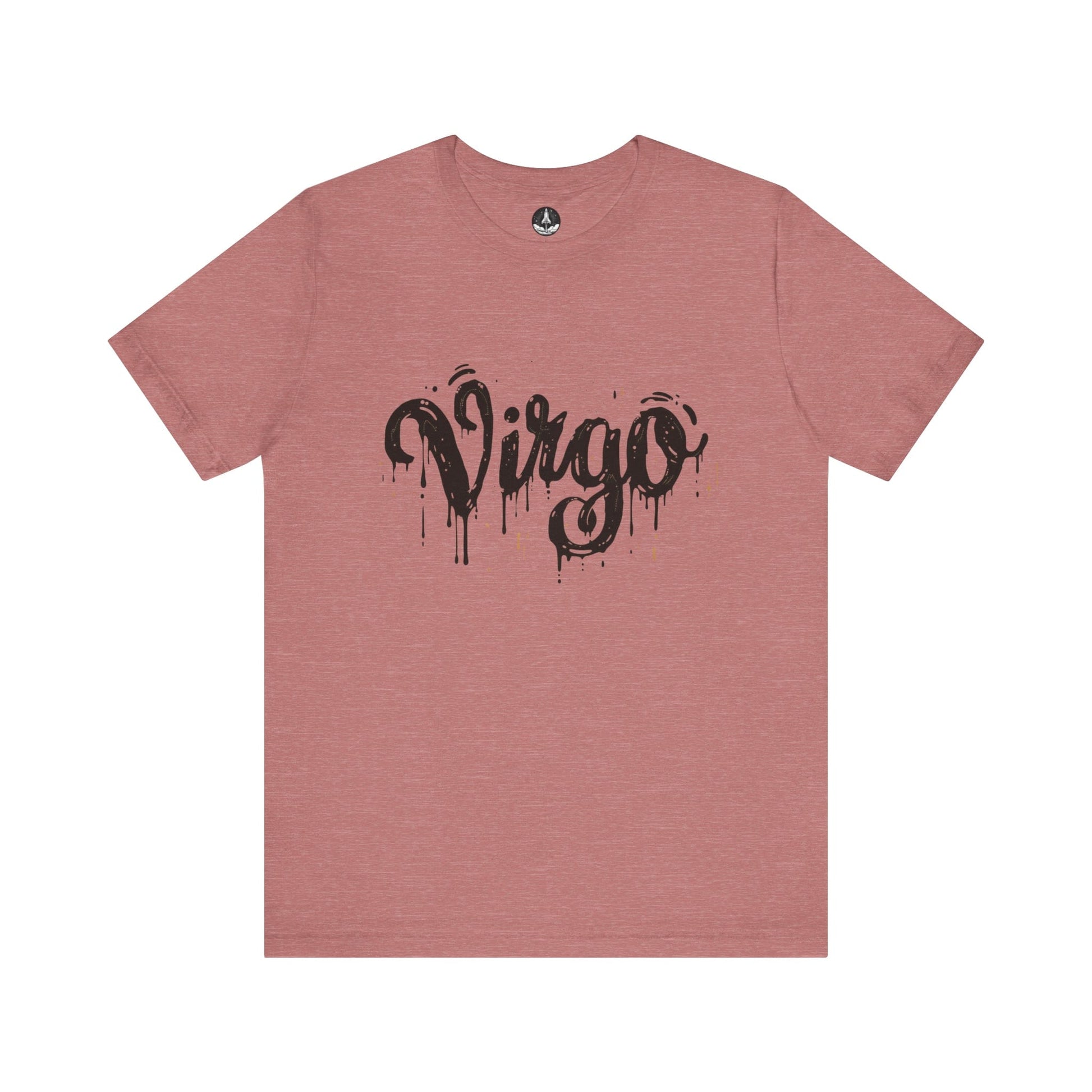 T-Shirt Heather Mauve / S Inkwell Virtue Virgo TShirt: Melding Precision with Art