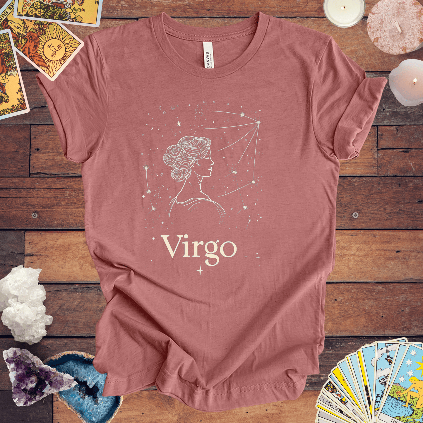 T-Shirt Heather Mauve / S Pure Precision Virgo T-Shirt