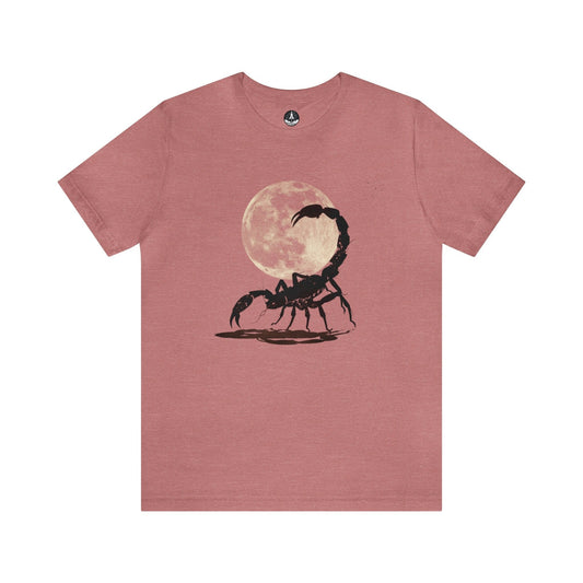 T-Shirt Heather Mauve / S Scorpio Midnight Sting T-Shirt