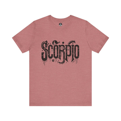 T-Shirt Heather Mauve / S Shadow Strike Scorpio TShirt: Enigmatic Power