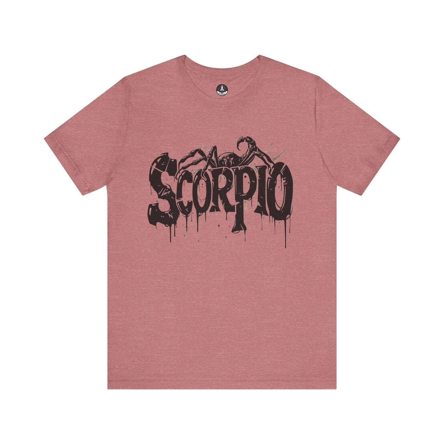 T-Shirt Heather Mauve / S Sting of Mystery Scorpio TShirt: Intensity Unleashed