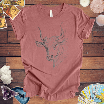 T-Shirt Heather Mauve / S Taurus Essence: Zodiac T-Shirt