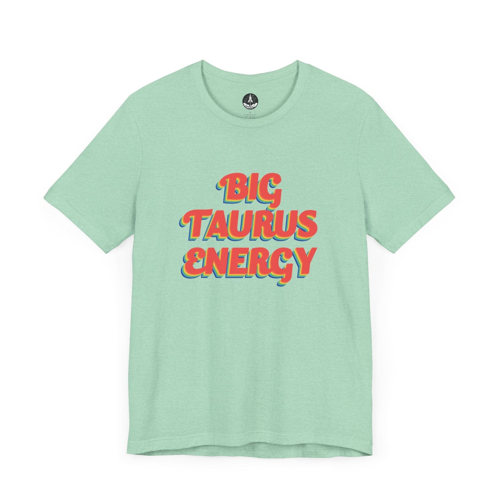 T-Shirt Heather Mint / S Big Taurus Energy T-Shirt