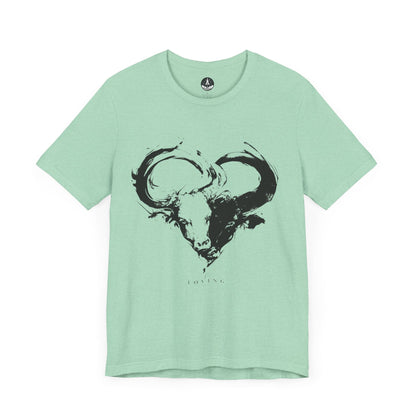 T-Shirt Heather Mint / S Heartfelt Taurus: Love Embodied T-Shirt