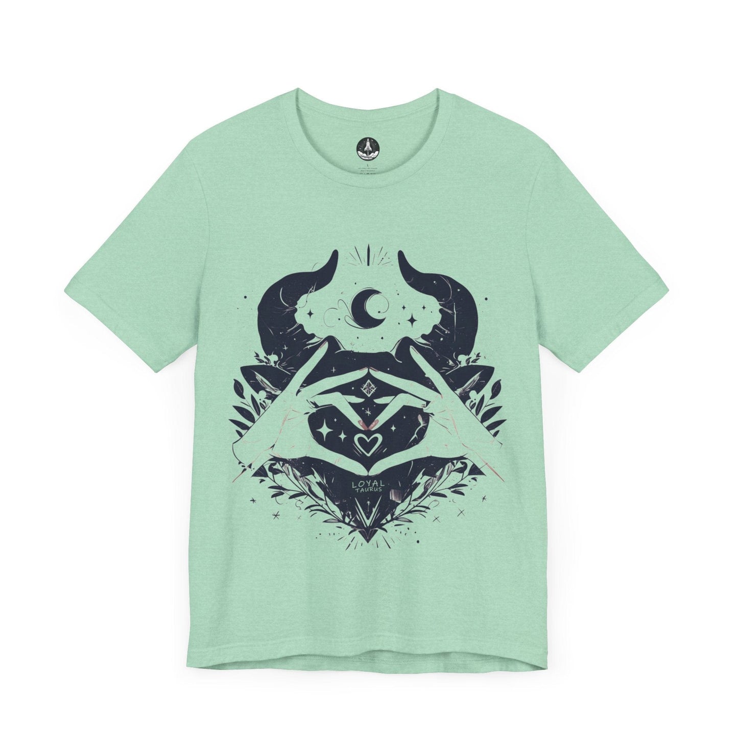 T-Shirt Heather Mint / S Loyal Taurus: Companion Astrology T-Shirt