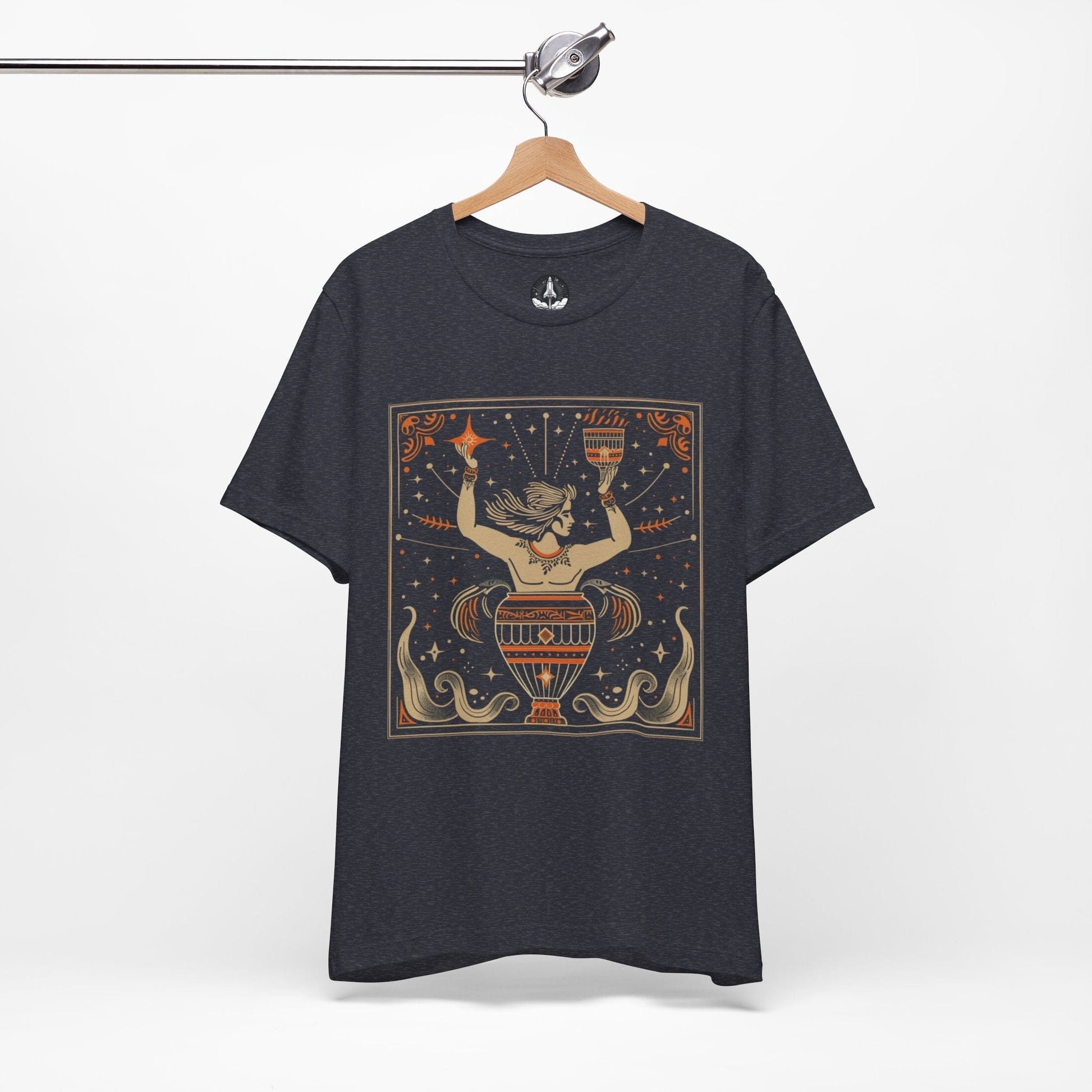 T-Shirt Heather Navy / S Aquarian Essence TShirt: Pouring Innovation