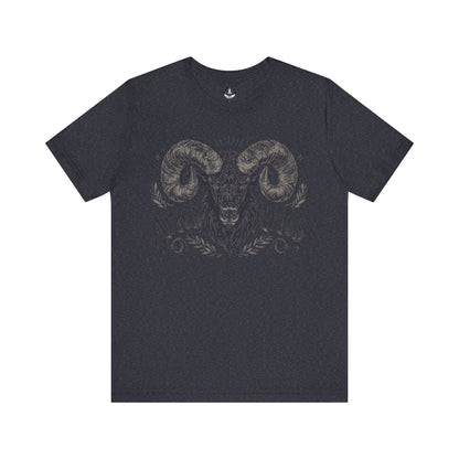 T-Shirt Heather Navy / S Aries Astrology Unisex TShirt: An Ode to the Maverick