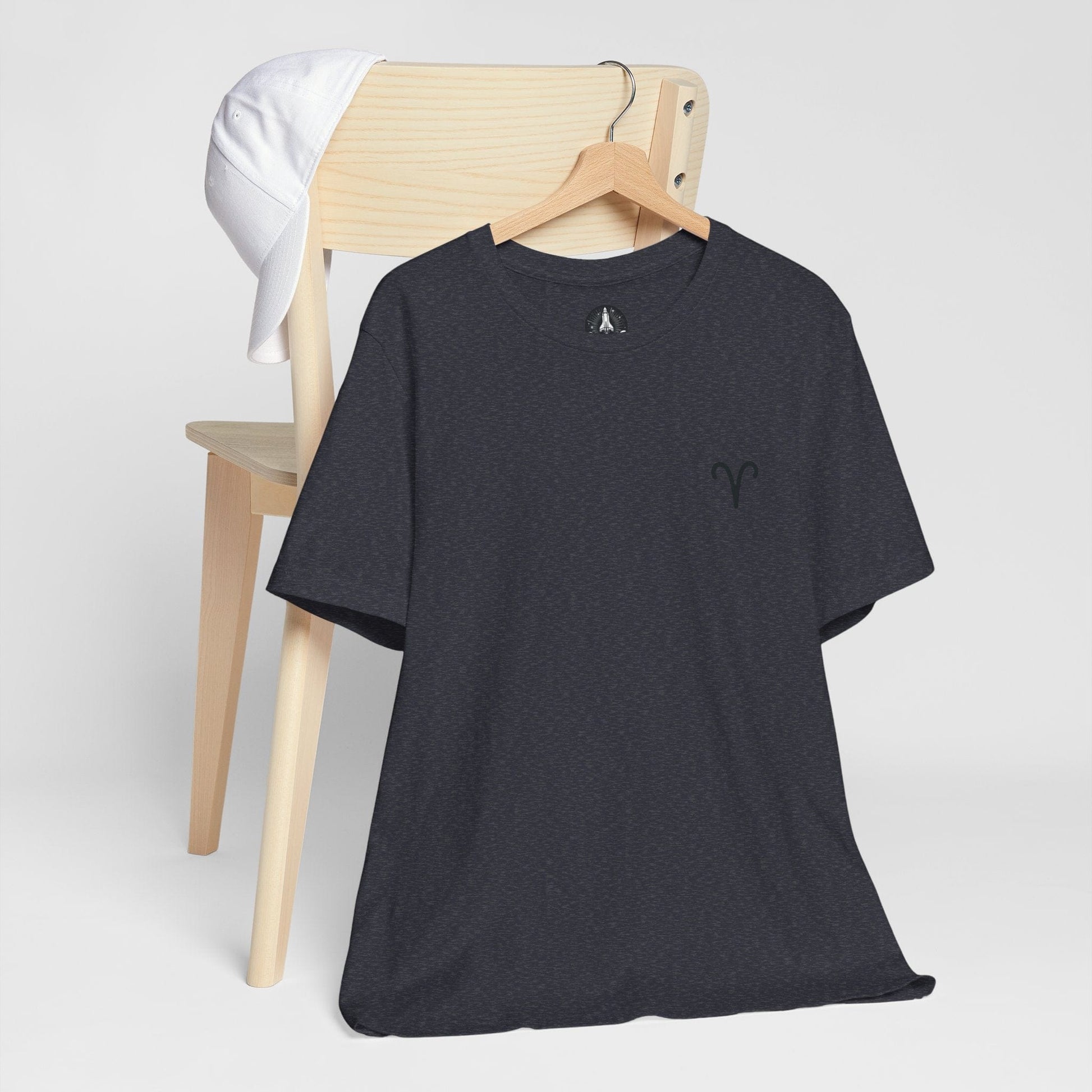 T-Shirt Heather Navy / S Aries Minimalist Icon TShirt: Bold Simplicity for the Trailblazer