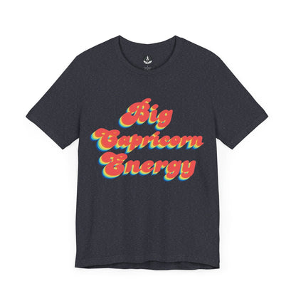 T-Shirt Heather Navy / S Big Capricorn Energy T-Shirt