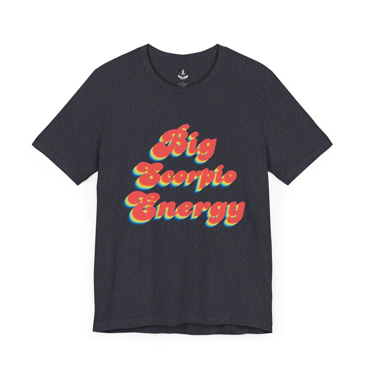 T-Shirt Heather Navy / S Big Scorpio Energy T-Shirt