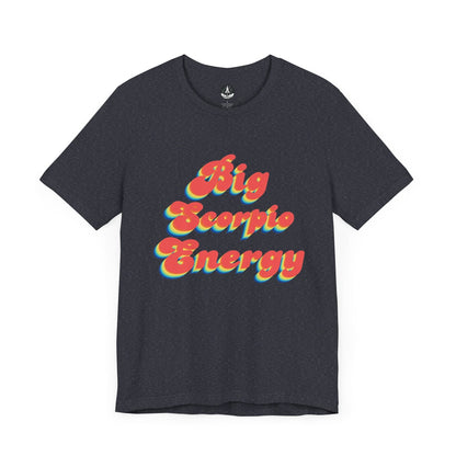 T-Shirt Heather Navy / S Big Scorpio Energy T-Shirt