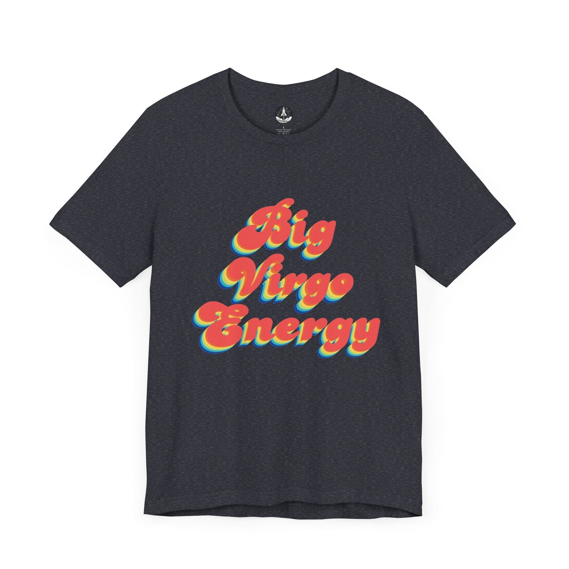 T-Shirt Heather Navy / S Big Virgo Energy T-Shirt