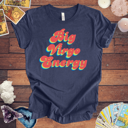 T-Shirt Heather Navy / S Big Virgo Energy T-Shirt