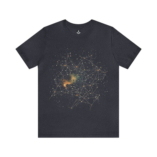 T-Shirt Heather Navy / S Constellation Lines T-Shirt