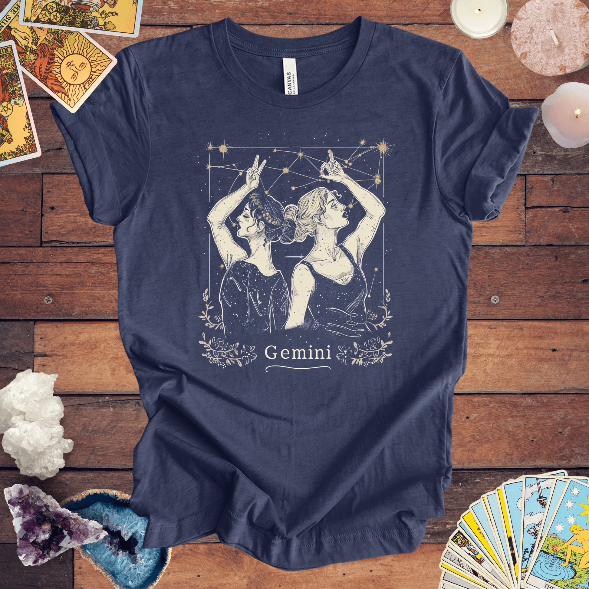 T-Shirt Heather Navy / S Gemini Air Whisper T-Shirt