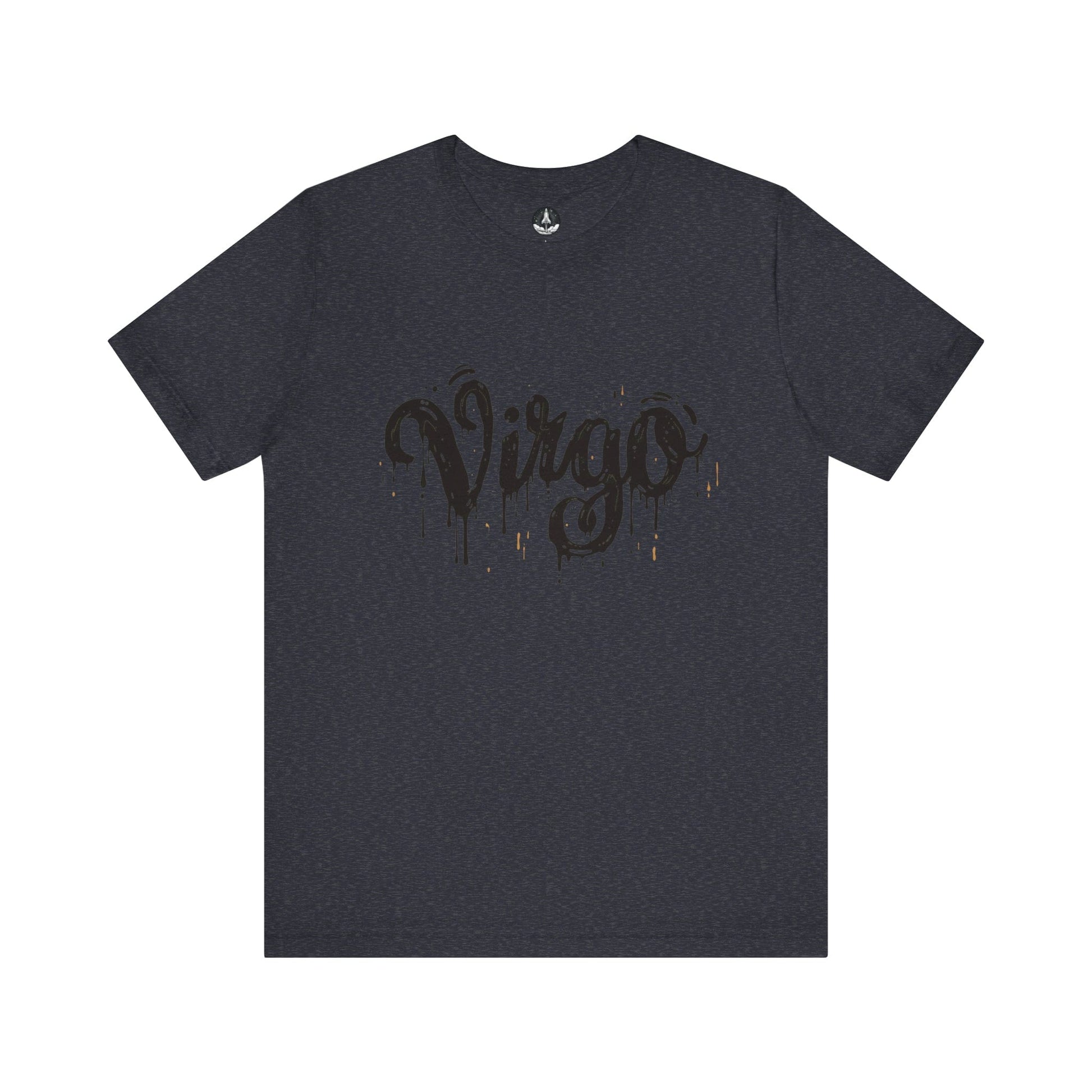 T-Shirt Heather Navy / S Inkwell Virtue Virgo TShirt: Melding Precision with Art