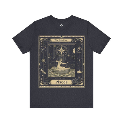 T-Shirt Heather Navy / S Intuitive Guide Pisces T-Shirt