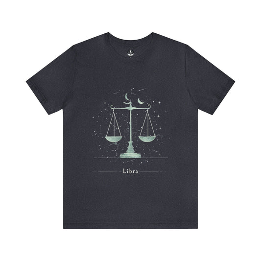 T-Shirt Heather Navy / S Libra’s Elegance Libra T-Shirt