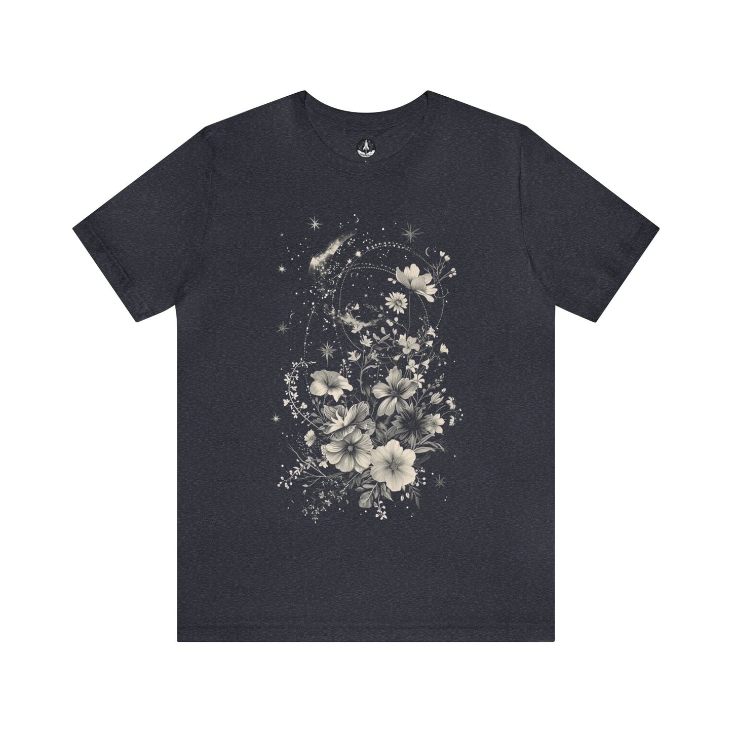 T-Shirt Heather Navy / S Lunar Blossom T-Shirt