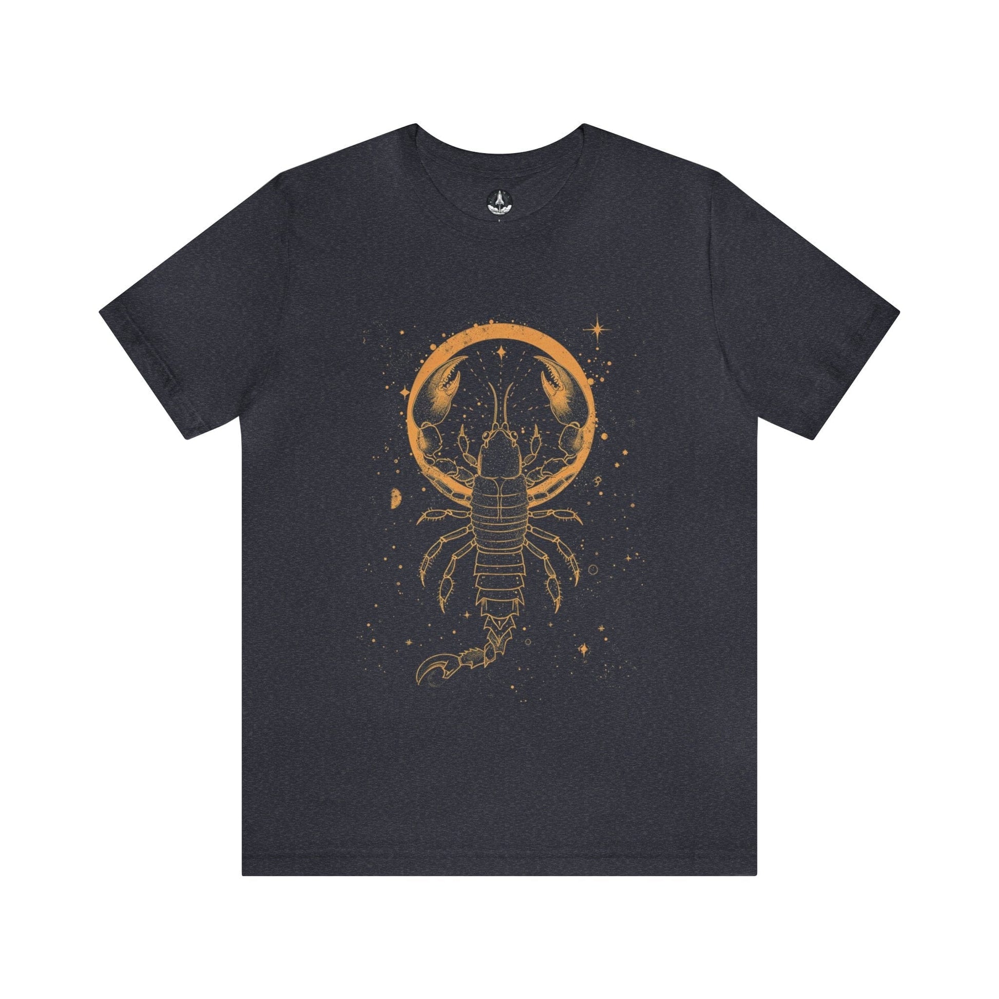 T-Shirt Heather Navy / S Passionate Scorpio TShirt: Intense & Magnetic Astrology Wear