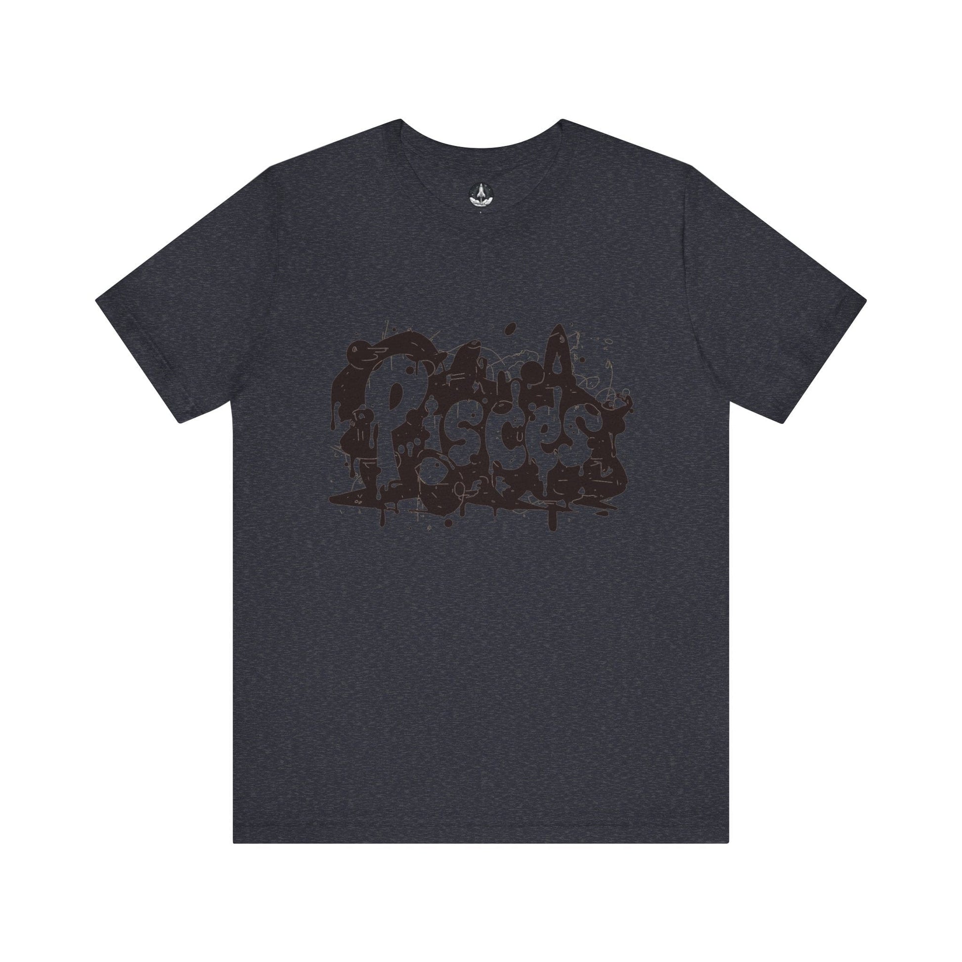 T-Shirt Heather Navy / S Piscean Inkflow TShirt: Depth of Imagination