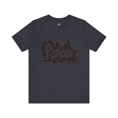 T-Shirt Heather Navy / S Piscean Inkflow TShirt: Depth of Imagination