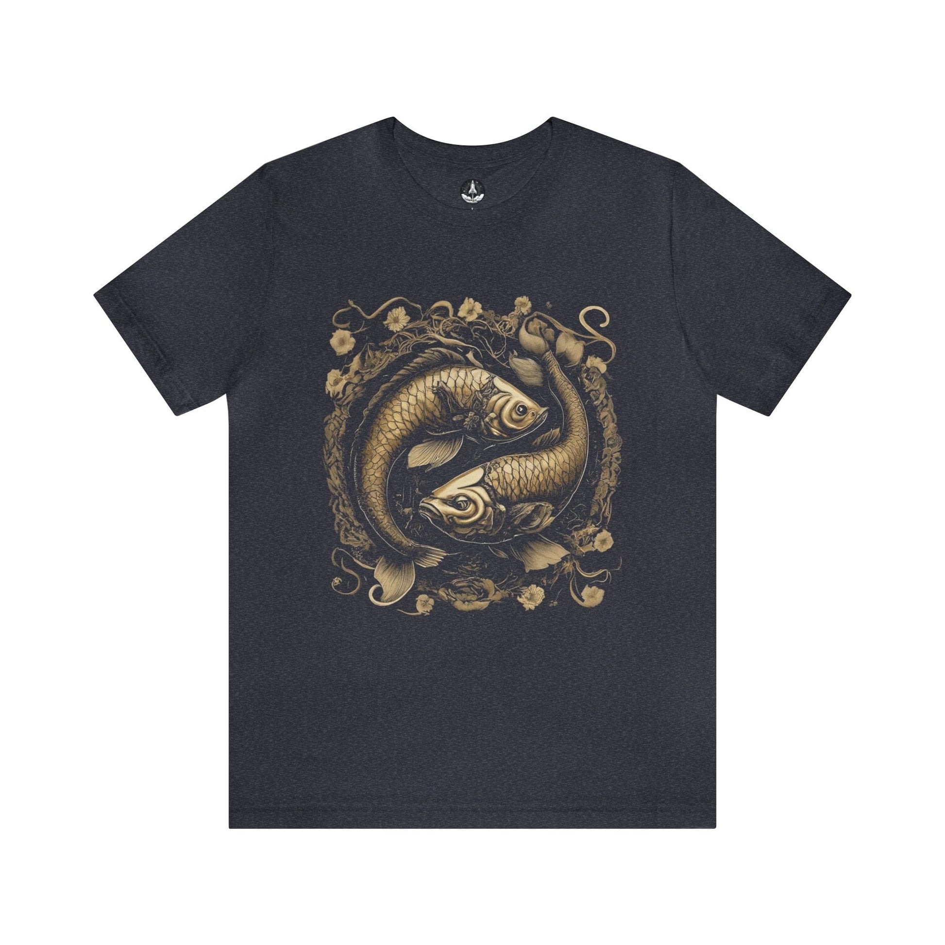 T-Shirt Heather Navy / S Samurai Armor Pisces T-Shirt