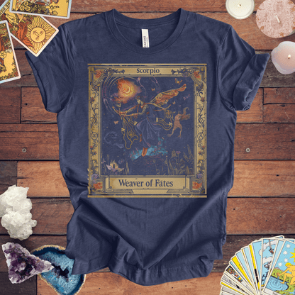 T-Shirt Heather Navy / S Scorpio The Weaver of Fates T-Shirt