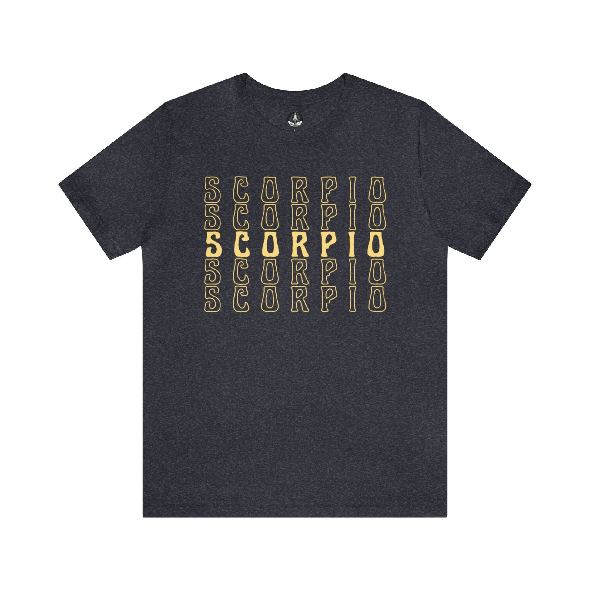 T-Shirt Heather Navy / S Scorpio Zodiac Essence T-Shirt: Minimalism for the Enigmatic