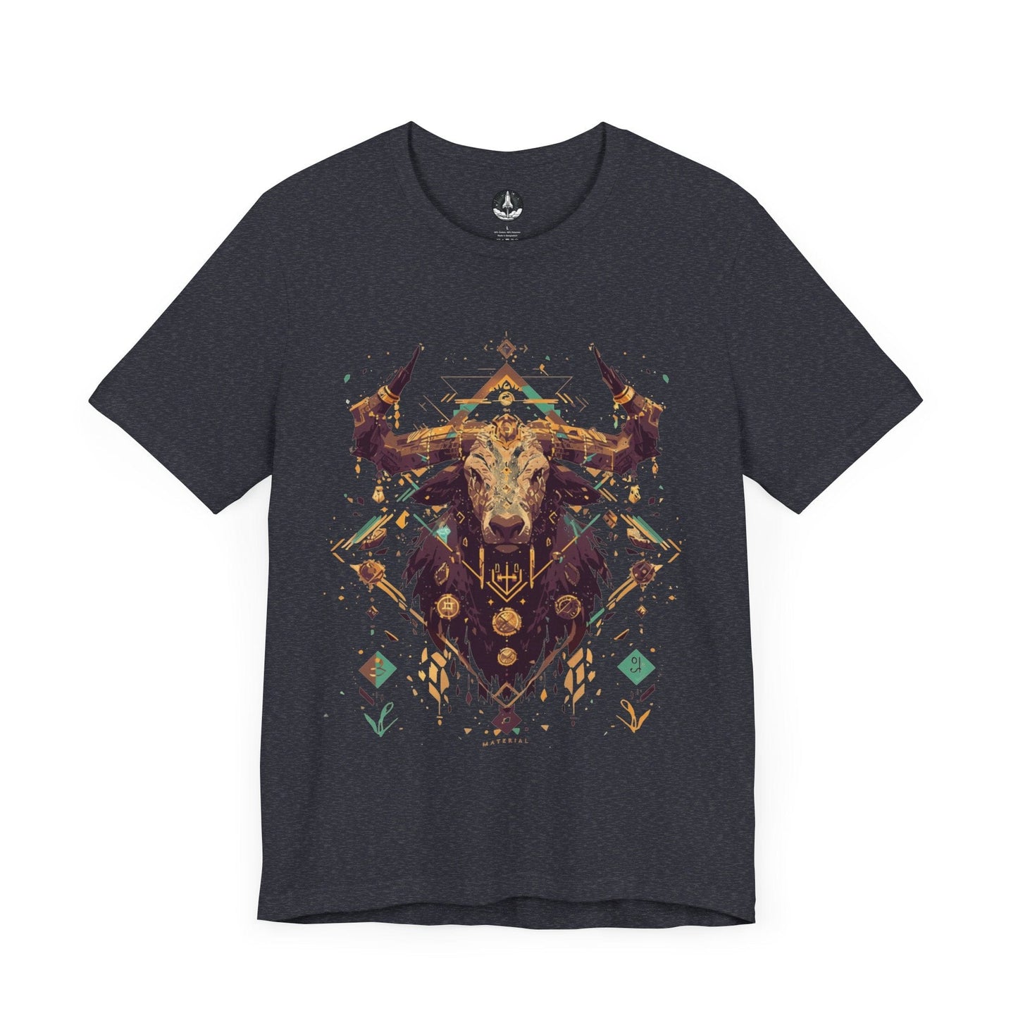 T-Shirt Heather Navy / S Taurus Wealth: Material Astrology Edition T-Shirt