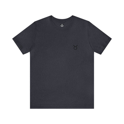T-Shirt Heather Navy / S Taurus Zodiac Essence T-Shirt: Sophistication Meets Comfort for the Grounded Soul
