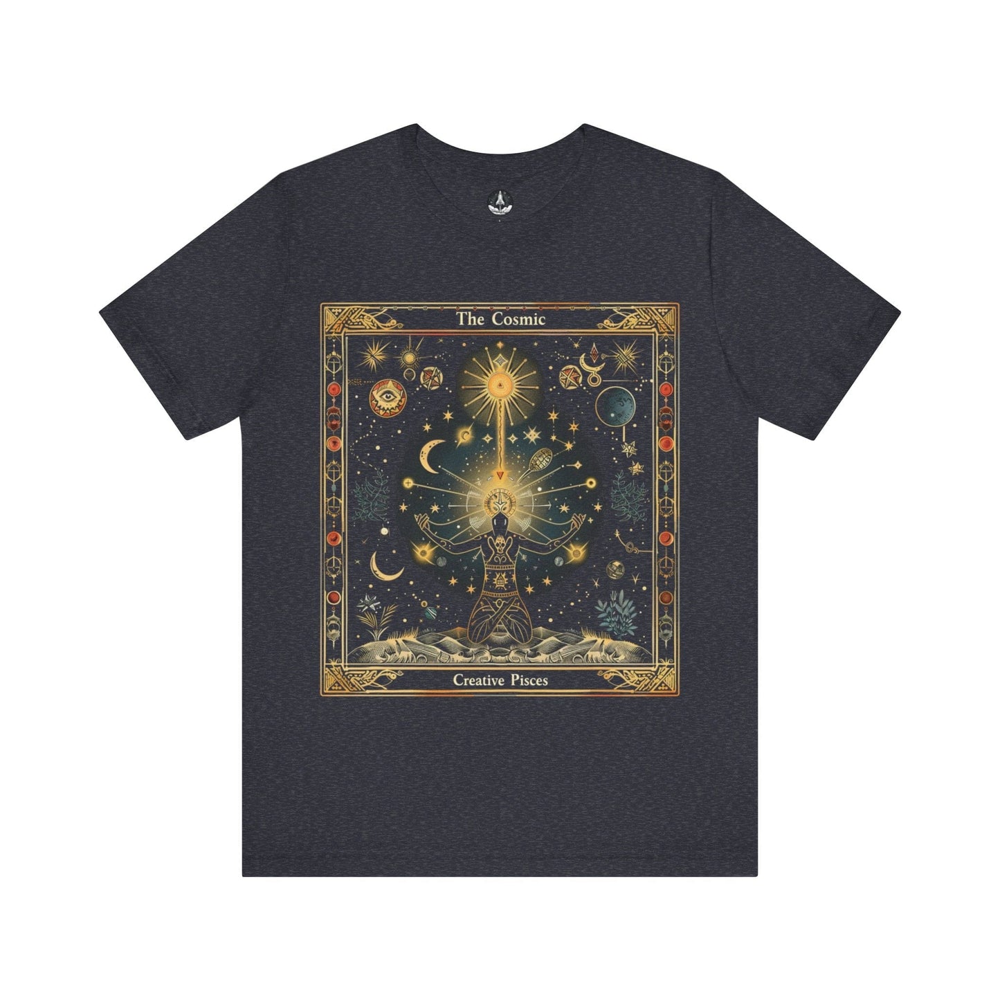 T-Shirt Heather Navy / S The Cosmic Creative Pisces T-Shirt