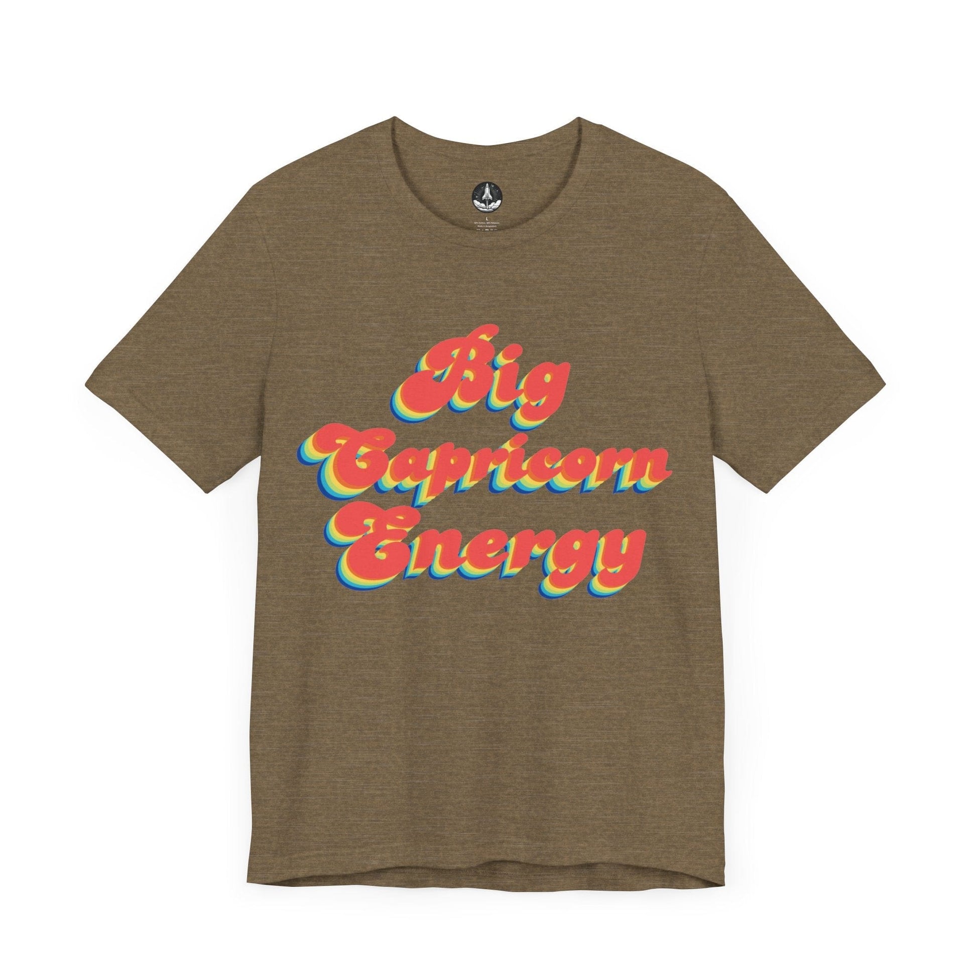 T-Shirt Heather Olive / S Big Capricorn Energy T-Shirt