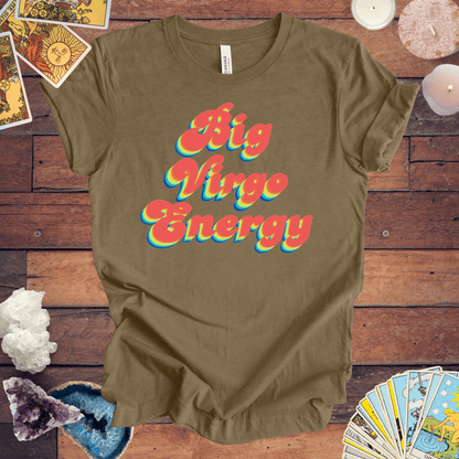 T-Shirt Heather Olive / S Big Virgo Energy T-Shirt