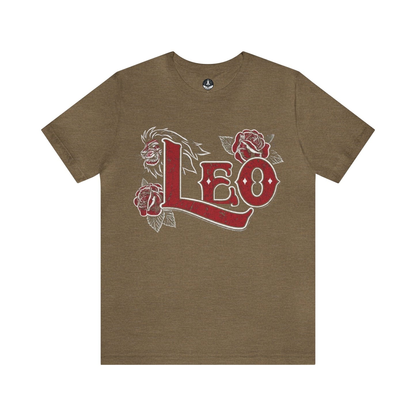 T-Shirt Heather Olive / S Classic Rockabilly Leo T-Shirt