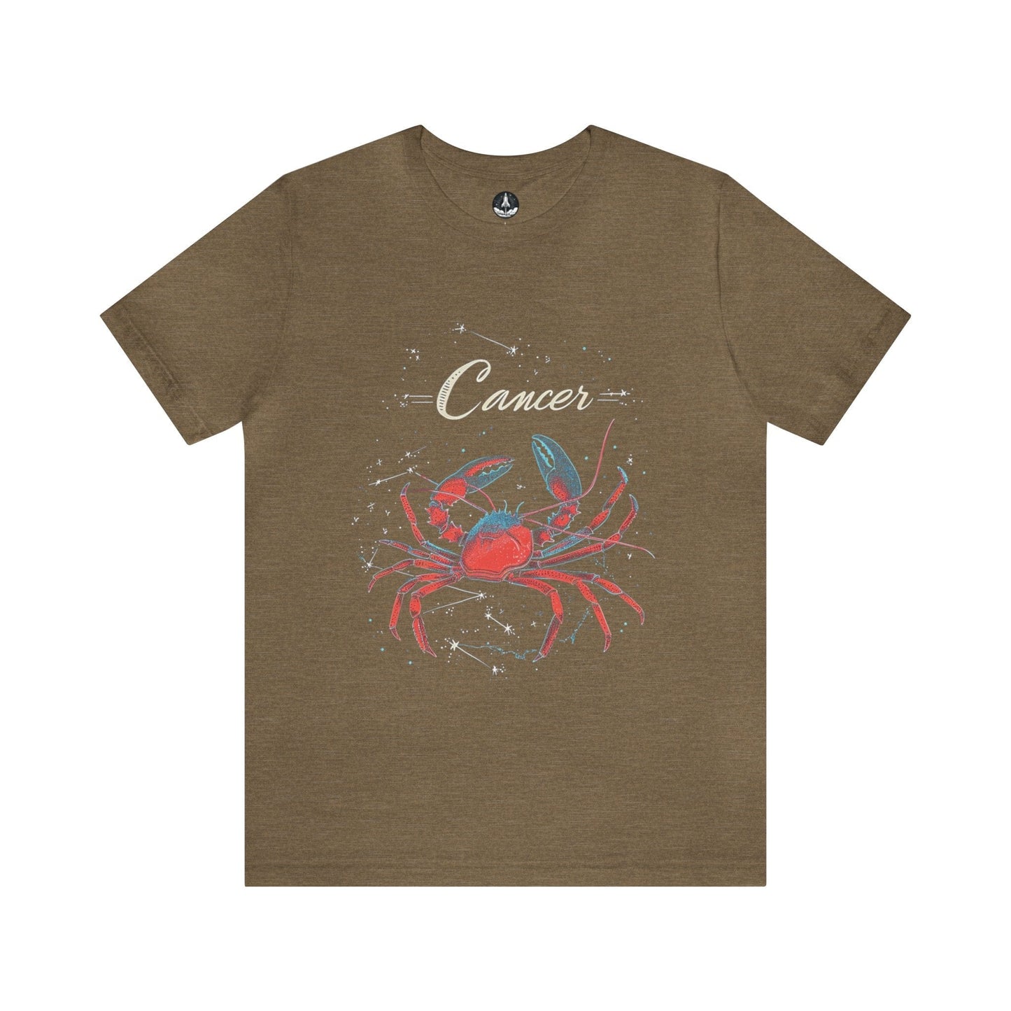 T-Shirt Heather Olive / S Crab's Haven Cancer T-Shirt