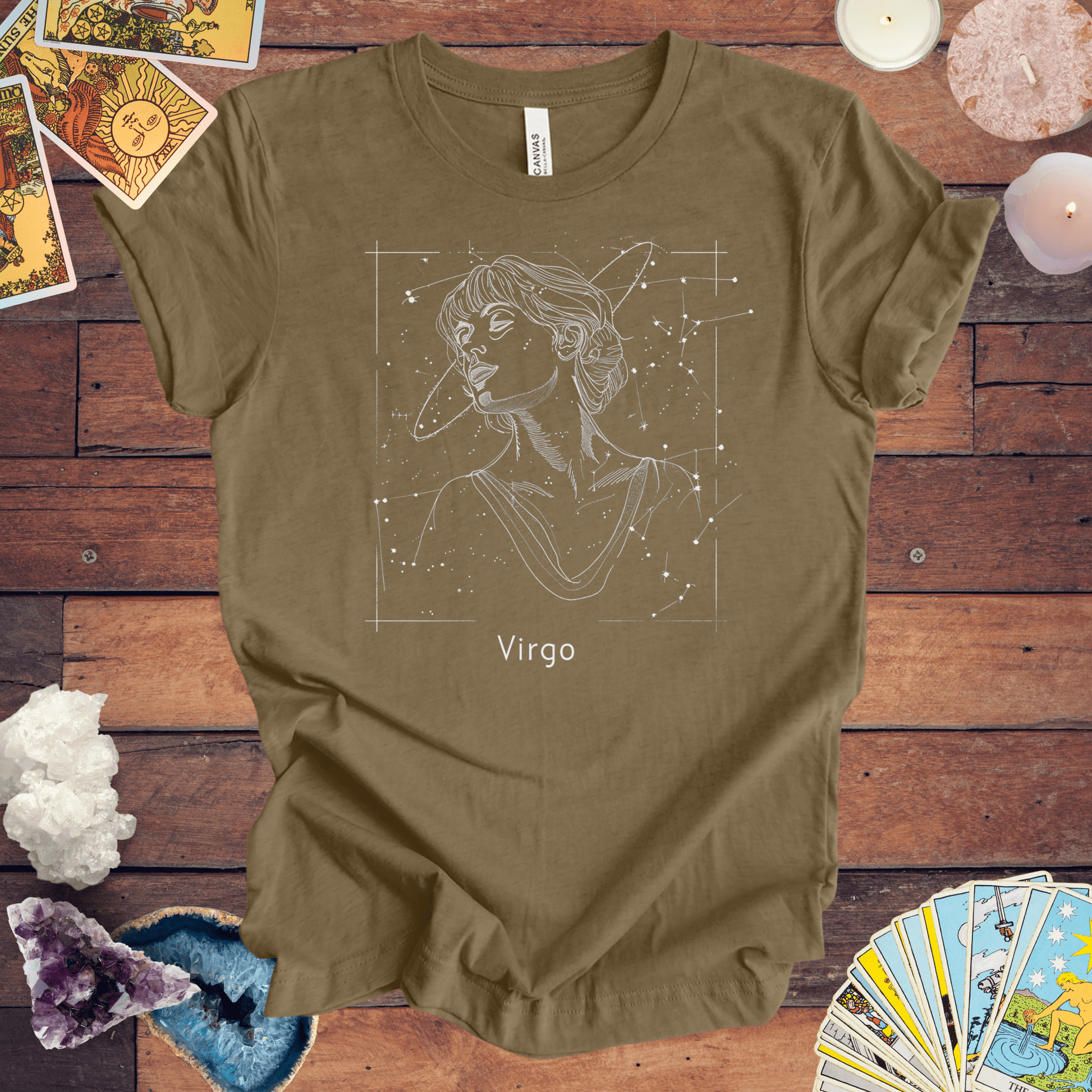 T-Shirt Heather Olive / S Maiden’s Mind Virgo T-Shirt