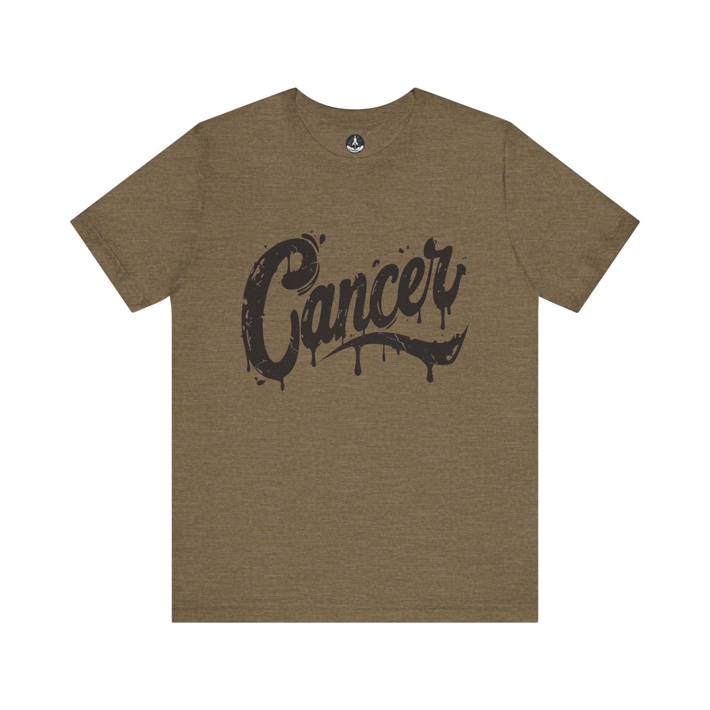 T-Shirt Heather Olive / S Tidal Emotion Cancer TShirt: Flow with Feeling