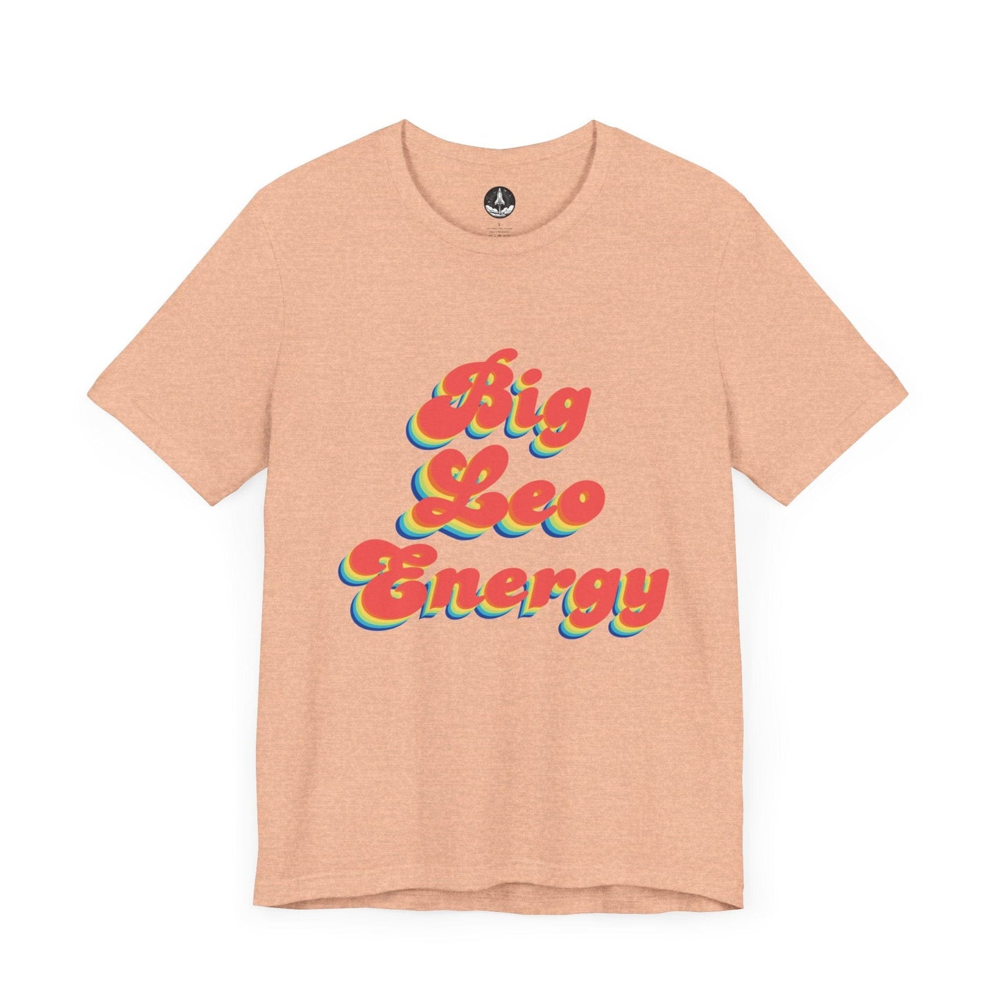 T-Shirt Heather Peach / S Big Leo Energy T-Shirt