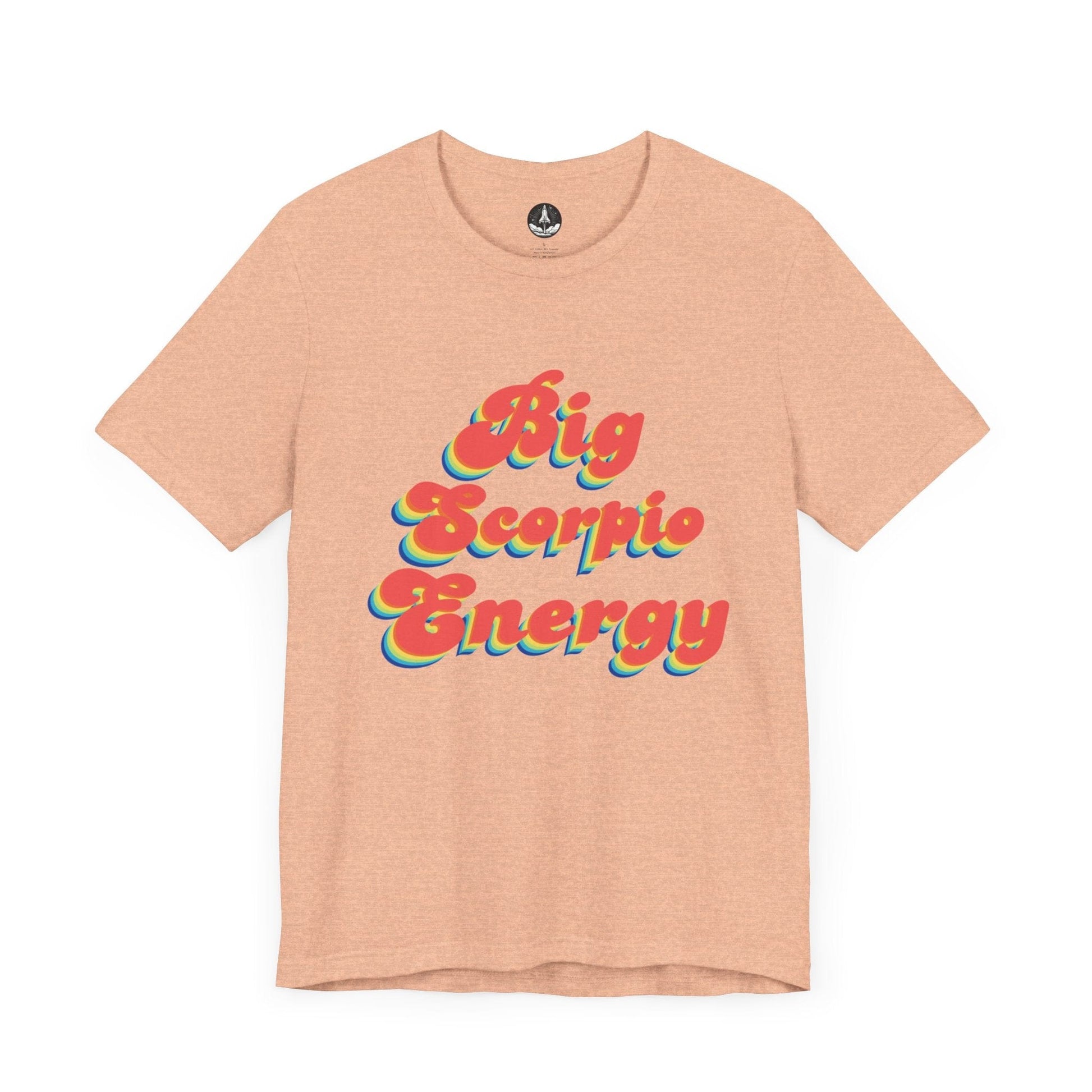 T-Shirt Heather Peach / S Big Scorpio Energy T-Shirt