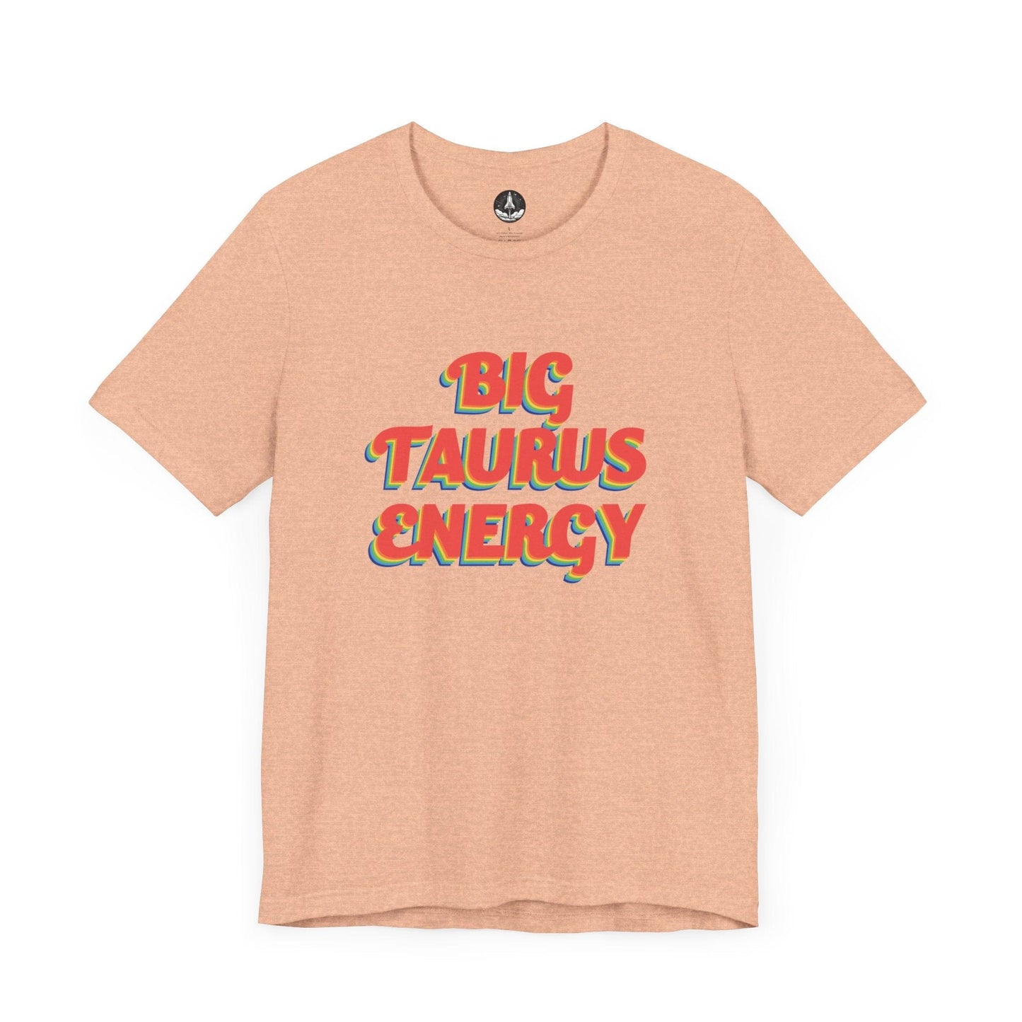 T-Shirt Heather Peach / S Big Taurus Energy T-Shirt