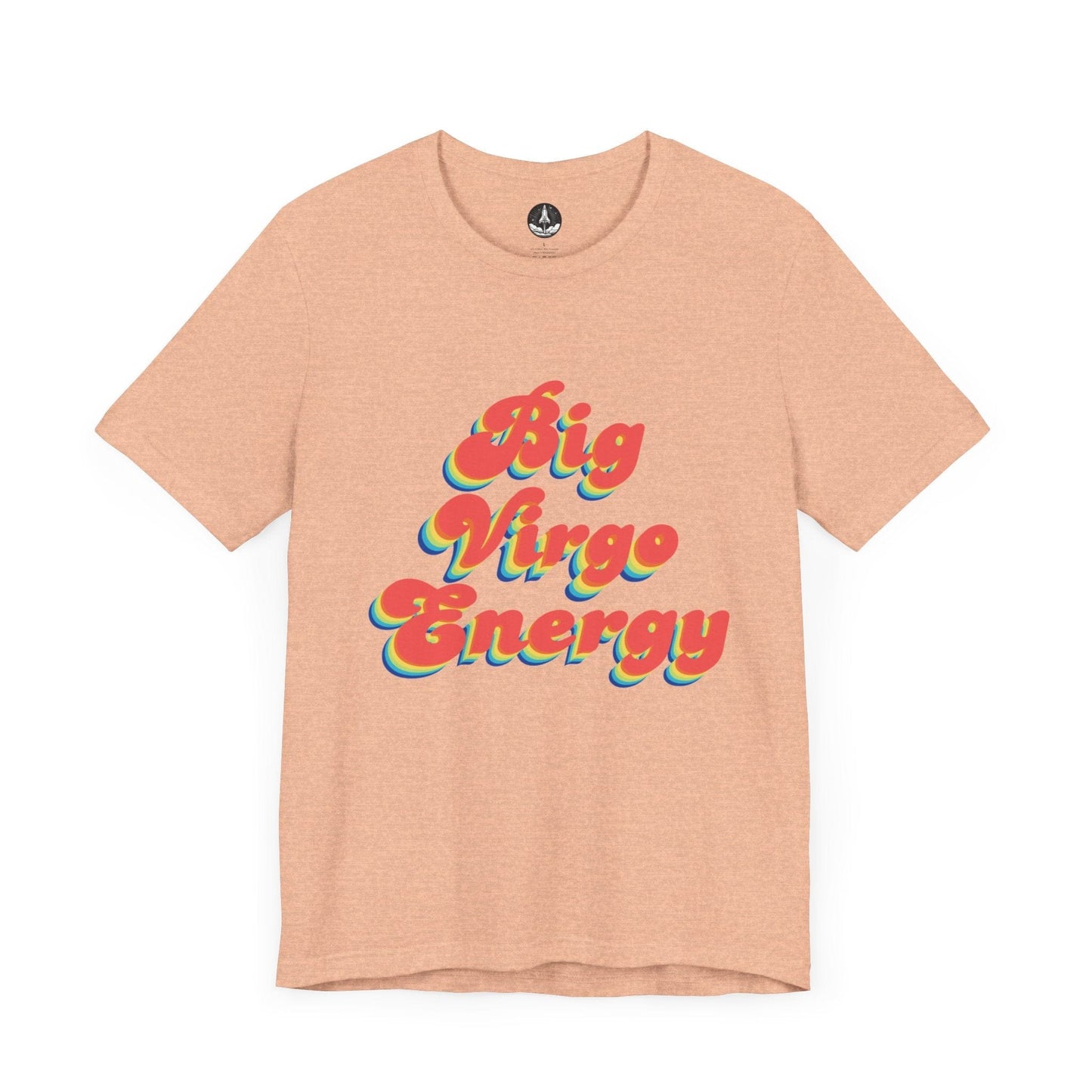 T-Shirt Heather Peach / S Big Virgo Energy T-Shirt
