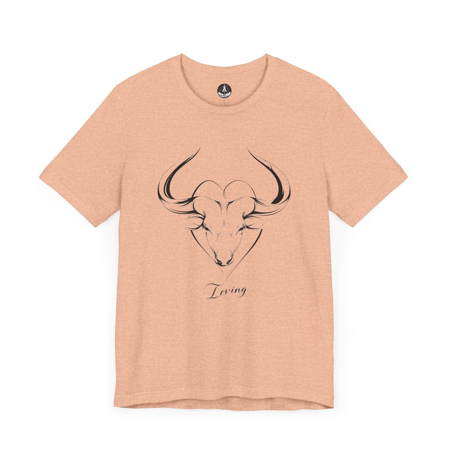 T-Shirt Heather Peach / S Embrace of Love: Taurus Connection T-Shirt